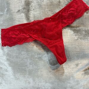 Auden Red Lace Women's Panties